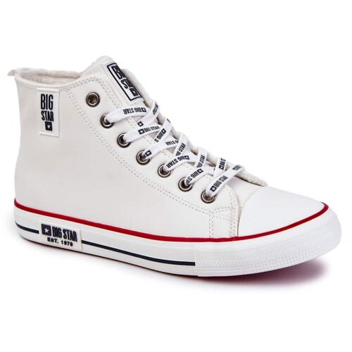 Big Star Men's High Insulated Sneakers KK274345 White Cene