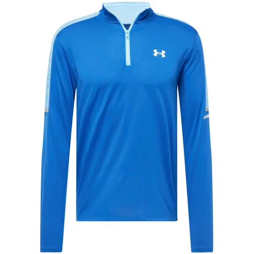 Under Armour Funkcionalna majica modra / svetlo modra / srebrno-siva / bela