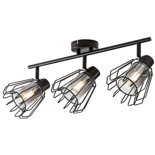 Rabalux plafonska spot lampa Emerencia, 3xE14, Crna Slike