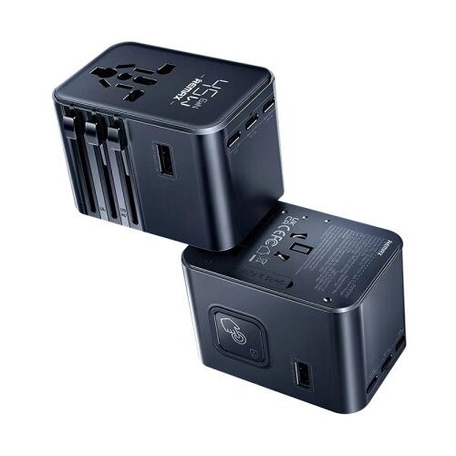 Remax Strujni multifunkcionalni punjac 45W, UK/EU/US/AU, beli Slike