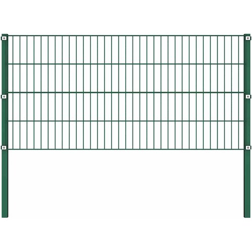  Ogradni panel sa stupovima od željeza 176,5 x 80 cm zelene boje Cijene