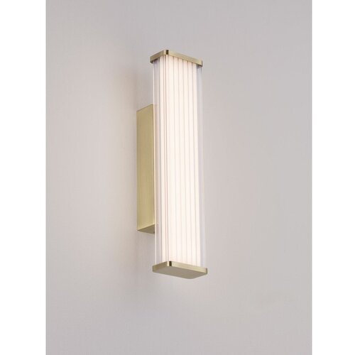 Nova Luce Kovinska LED stenska svetilka v mat zlati barvi Misty &amp;ndash; Slike