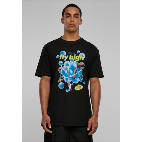 Mister Tee Psychadelic oversize t-shirt in black color Slike