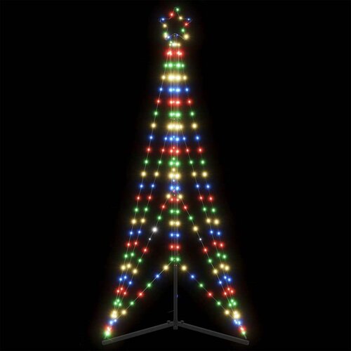 vidaXL Lučke za novoletno jelko 363 LED diod barvita 182 cm Cene