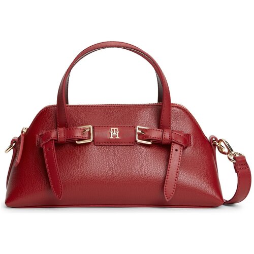 Tommy Hilfiger Ročne torbice Th Buckle Mini Tote Rdeča Slike