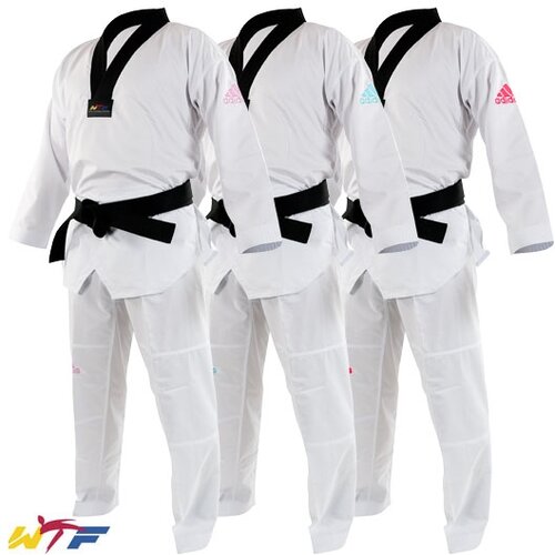 PrideShop Taekwondo kimono WT Adidas - Contest Color - Bela/modra , 180 Cene