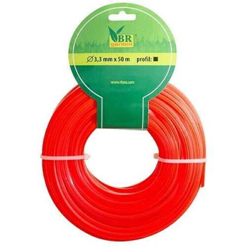BR GARDEN Nit za ko&amp;scaron;njo trave BR garden (plastična, 3,3 mm / 50 m, kvadratna) Slike