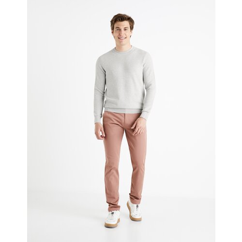 Celio Sweater Bepic with round neckline - Men Slike