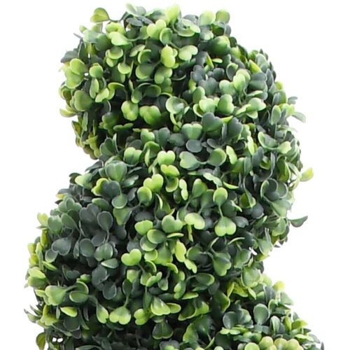 vidaXL Umetni pu&scaron;pan spirala z loncem zelene barve 100 cm Cene