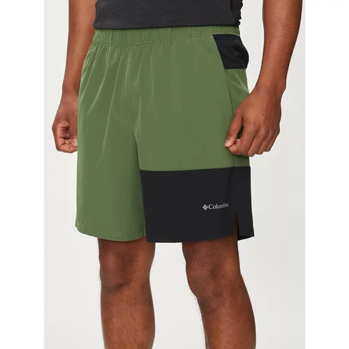 Columbia Športne kratke hlače Hike™ Color Block Short 2072004 Zelena Active Fit