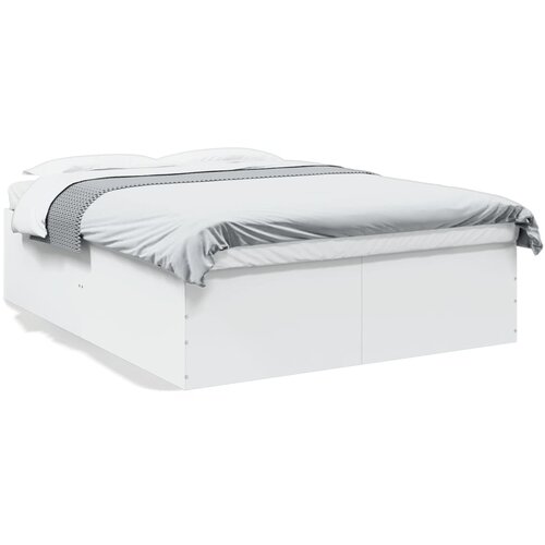 vidaXL Okvir za krevet bijeli 150x200 cm konstruirano drvo Cene