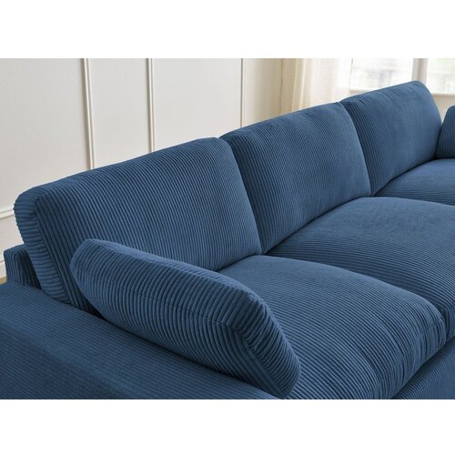 Bobochic Paris Plava sofa od samta 250 cm Belair &amp;ndash; Slike