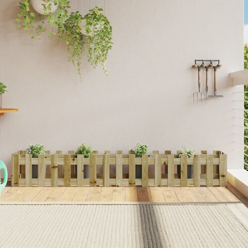 vidaXL Povišena vrtna gredica 200 x 30 x 30 cm impregnirana borovina Cijene