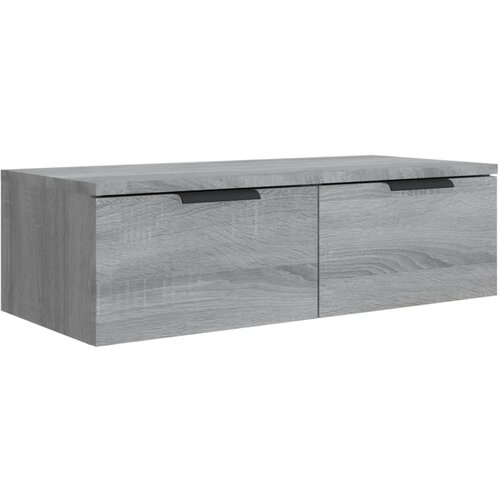 Maison Chic Stenska omarica - Zidna omarica siva sonoma 68x30x20 cm inženirski les iu1089, (22063479) Cene