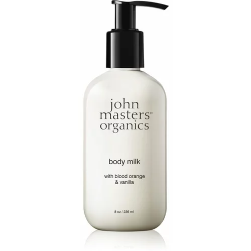 John Masters Organics Blood Orange & Vanilla Body Milk losjon za telo 236 ml