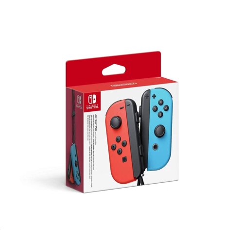 Nintendo Joy-Con Plavo, Crveno Bluetooth Podloga za igre Analogni / Digitalni Switch Slike