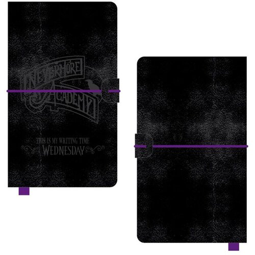 Wednesday Bilježnica premium 12 &amp;times; 19,6 cm, korice od umjetne kože Slike
