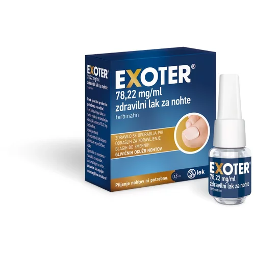 Exoter 78,22 mg/ml, zdravilni lak za nohte