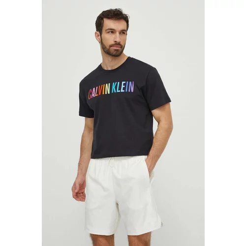 Calvin Klein Majica kratkih rukava za trening boja: crna, s tiskom
