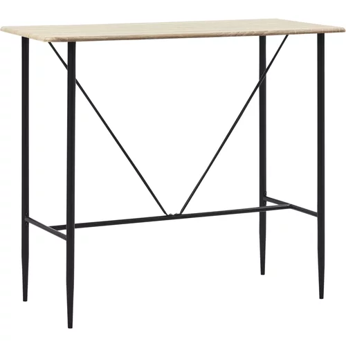  Barski stol boja hrasta 120 x 60 x 110 cm MDF
