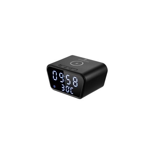  VOLKANO digitalni sat sa alarmom Awake Series w Wireless Charging Crni Cijene
