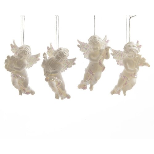  Novogodišnji Ukras anĐeo glitter 4x5x10 cm 517708 Cene
