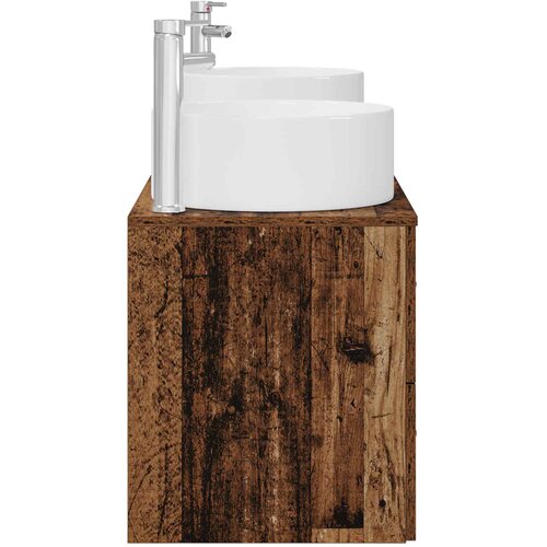  Set namje&amp;scaron;taja za kupaonicu 3 kom. Staro drvo Smeđa 49.5 x 44.5 x 65.5 cm Slike