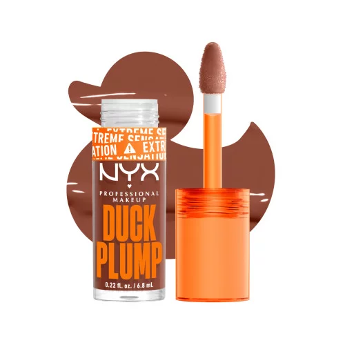 NYX Professional Makeup Duck Plump High Pigment Lip Gloss - Mocha Me Crazy (DPLL07)