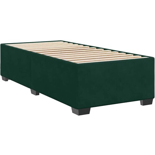Box spring krevet s madracem tamnozeleni 100x200 cm bar&amp;scaron;unasti Slike