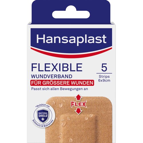Hansaplast Fleksibilna obloga za rane 6 x 9 cm - 5 kos. Cene