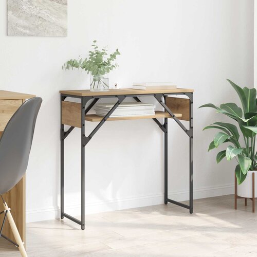  Konzolnistol Umjetnički hrast 75x30x75cm Konstruirano drvo Cijene