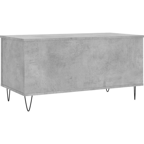  Stolić za kavu siva boja betona 90x44,5x45 cm konstruirano drvo Slike