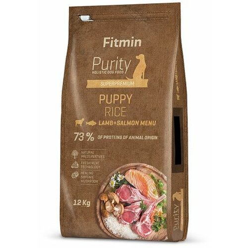 Fitmin Dog Purity Puppy Jagnjetina & Losos sa Pirinčem, hrana za pse 2kg Slike