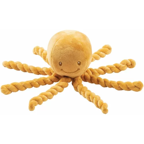 Nattou Cuddly Octopus PIU PIU plišana igračka za bebe Lapidou Yellow 0 m+ 1 kom