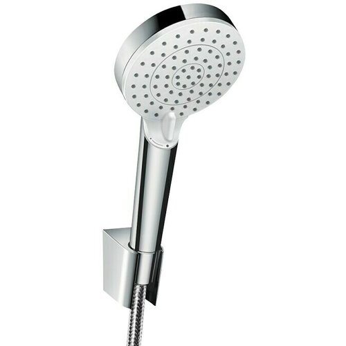 Hansgrohe tu&amp;scaron; ročka crometta (z držalom in cevjo, 2 funkciji, bele barve) Slike
