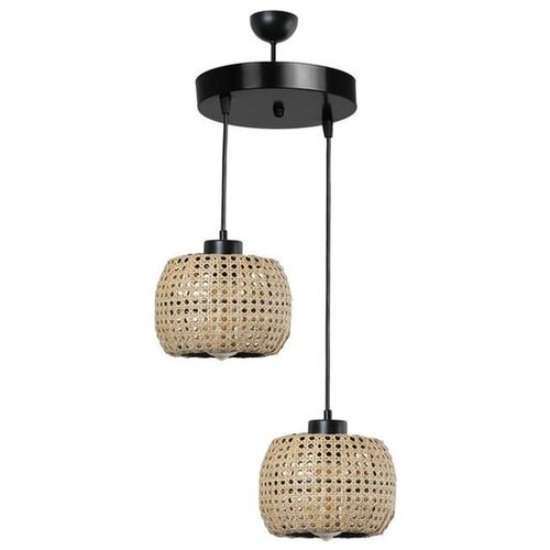 Opviq Tıger 2 li tepsili rattan Sarkıt rattan chandelier Cene