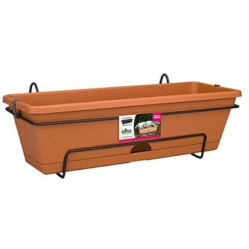 ELHO komplet balkonskega korita green basics all in (49 x 18 x 14 cm, terakota) Slike