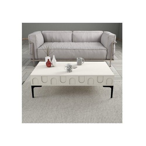 Hanah home Club sto Lyon 32, 105x32.6x60 cm, krem Slike