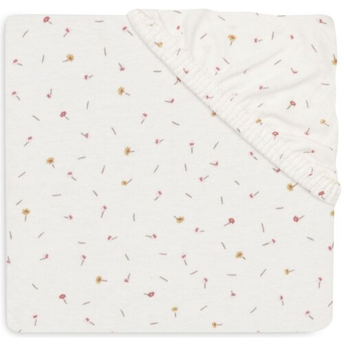 Jollein plahta jersey 60x120cm pretty picnic flower drops Cene