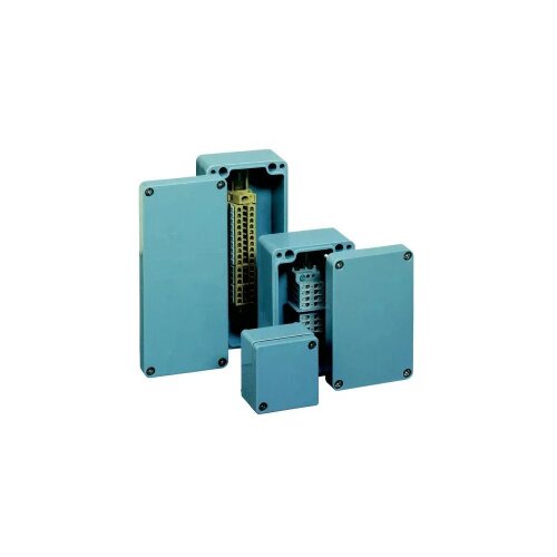 Bopla P 355-Univerzalno kući&amp;scaron;te, poliester, srebrno sivo (RAL 7001), 400x250x121 Slike