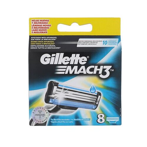 Gillette Mach3 nadomestne britvice 8 ks za mo&amp;scaron;ke Slike