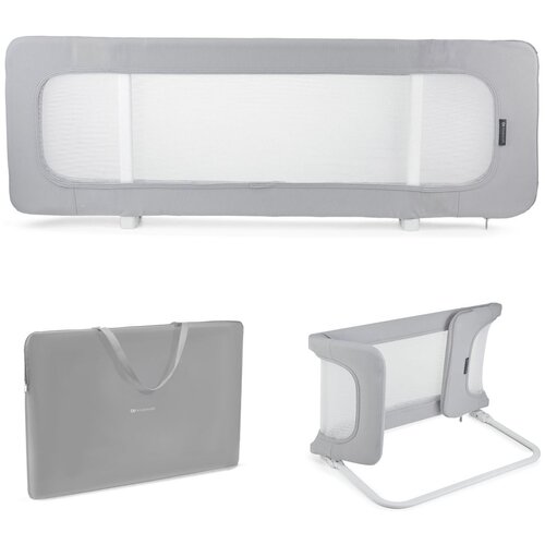 Kinderkraft ograda za krevet guard and dream light grey Cene