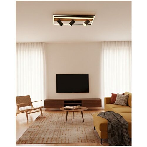 Opviq luster Rea 1428-3, LED 38 W, crni Slike