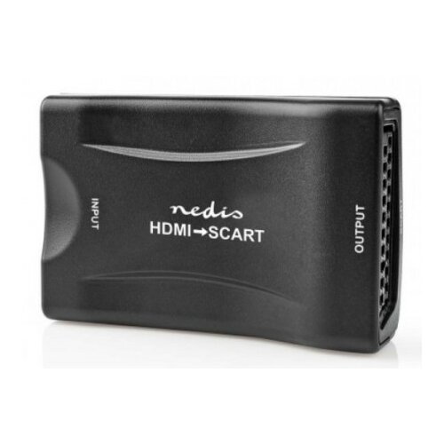 Nedis VCON3461BK HDMI ulaz na SCART izlaz jednosmerni, 1080p, 1.2 Gbps, Black Slike