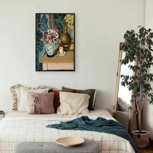  Slika - Henri Matisse &amp;ndash; Still Life 80x120 U crnom drvenom okviru Slike