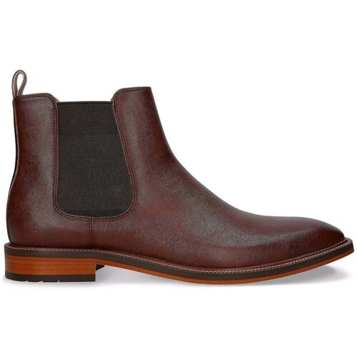 Nae Vegan Shoes Mestni &amp;scaron;kornji Men&amp;#039;s Vegan Chelsea Boots Duncan Brown Kostanjeva Slike