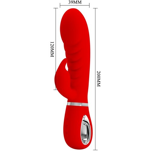 Pretty Love Super soft rabbit vibrator Prescott red Slike