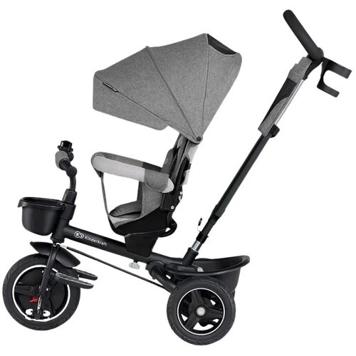 Kinderkraft tricikl za decu Spinstep Grey, 18m+ Slike