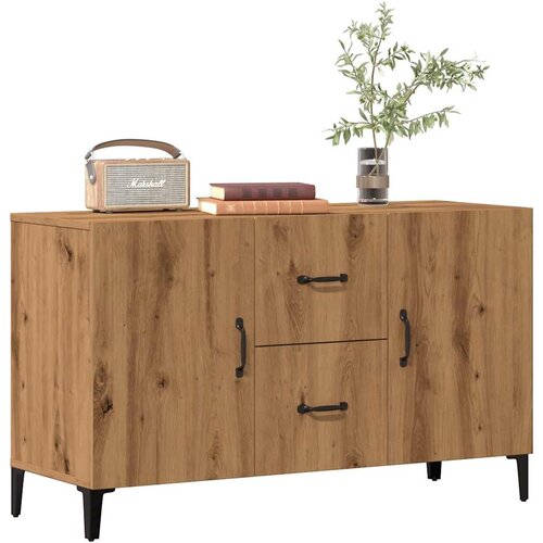 vidaXL Komoda artisan hrast 100x36x60 cm inženirski les Cene
