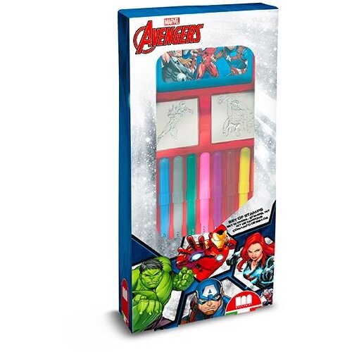Avengers Marvel set za bojanje - 9 flomastera Slike